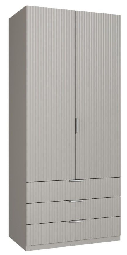 Шкафы распашные двухдверные с полками